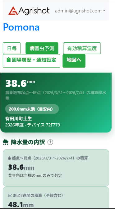 Pomona スマートフォン表示